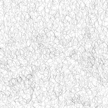 Abstract seamless pattern. Scribble chaotic line doodle texture vector