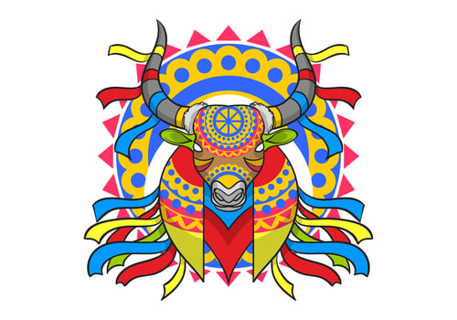 Bumba Meu Boi Bull Clipart vector