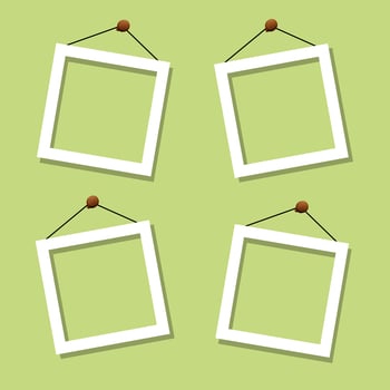 Set of photo frame vector