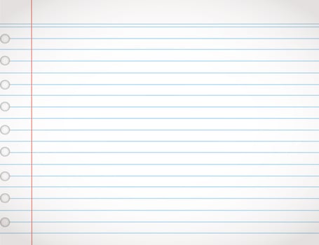 paper line vector background , detailed lined paper texture  