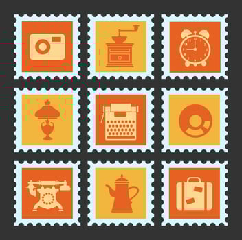 household items vector