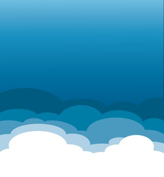 cloud and space of blue sky abstract art vector background