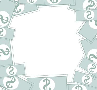 money pastel background  vector