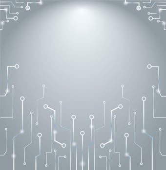 Abstract technology lines art and space background  vector