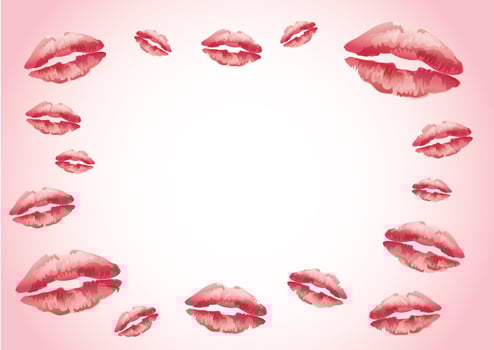 kisser background card	 vector
