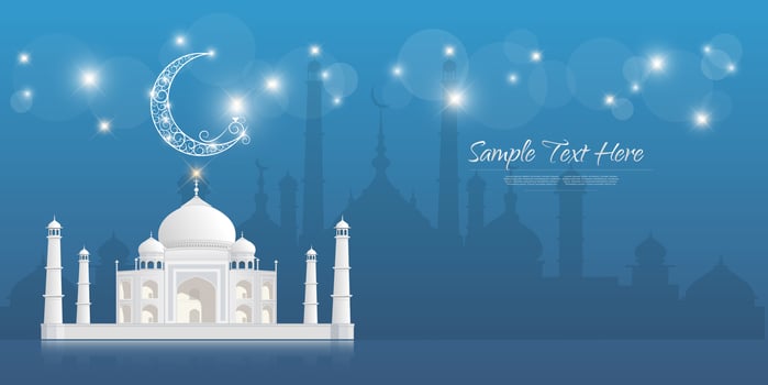 Ramadan Kareem greeting banner, Ramadan Kareem  Background vector