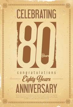 anniversary background vector