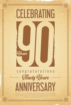 anniversary background vector