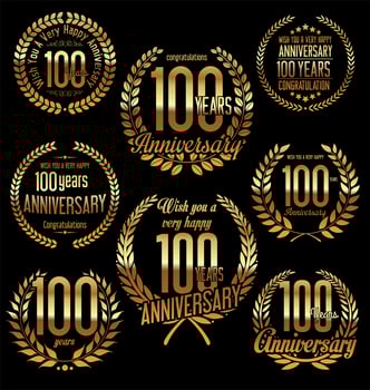 anniversary background vector
