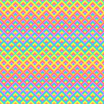 Rainbow 3D Squares Pixel Art Background vector