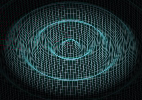 Abstract grid technology background  vector