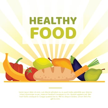 Healthy Food Vector Design