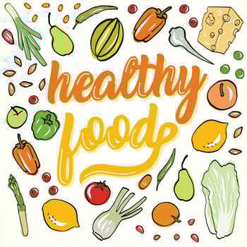 Healthy Food Vector Design