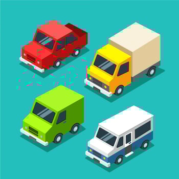 Isometric Car Vector
