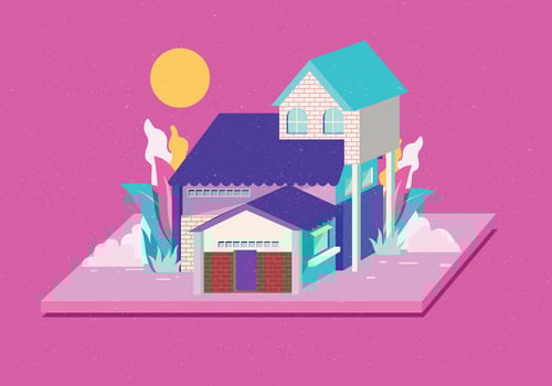 Isometric House Vector