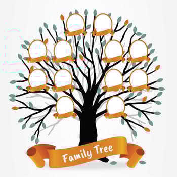 Family Tree Vector Design
