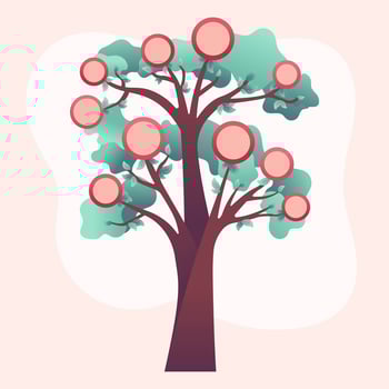 Family Tree Template Vector