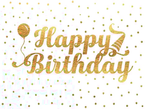 Happy Birthday Typography vector