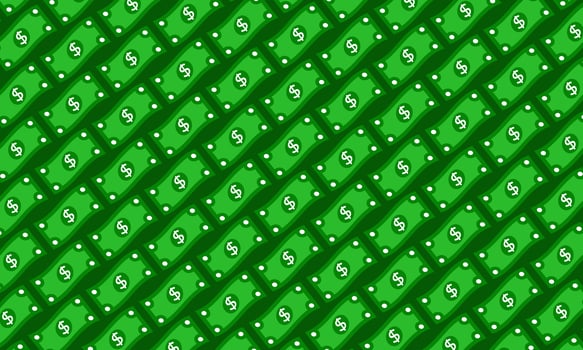 Dollar bill vector illustration