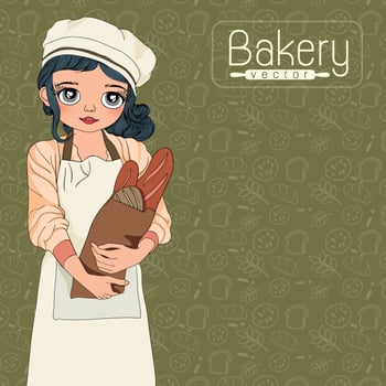 Dessert Chef vector