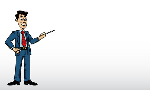 Businessman in suit head vector icon