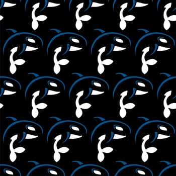 Killer Whale Orca illustration vector