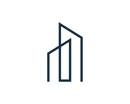 Real Estate Building Logo Icon Vector
