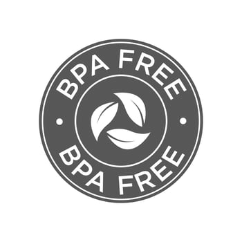 BPA free icon. vector