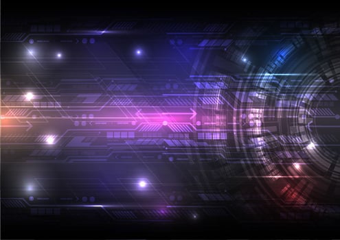 Digital Technology Abstract Background Concept Vector Illustration