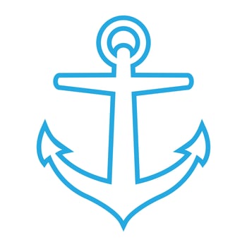 Anchor vector icon