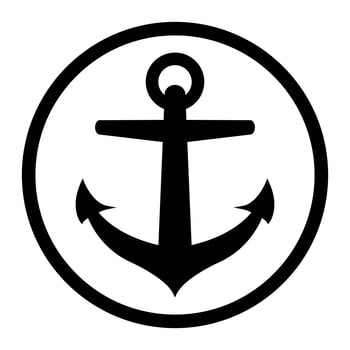 Anchor vector icon