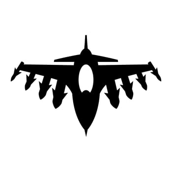 Fighter Jet Vector Icon