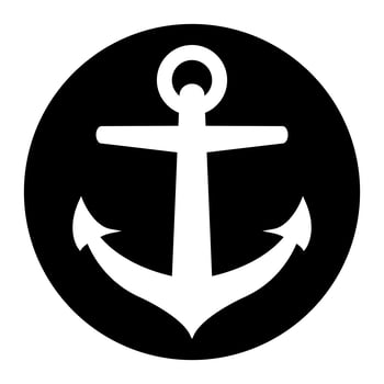Anchor vector icon