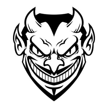 Devil Face vector