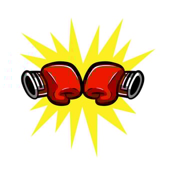 Boxing Gloves Punching vector