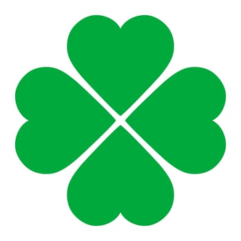 Lucky Irish Clover for St. Patrick's Day vector