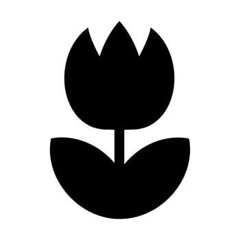 Tulip Flower Vector Icon