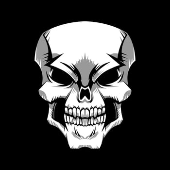 Skull graphic vector