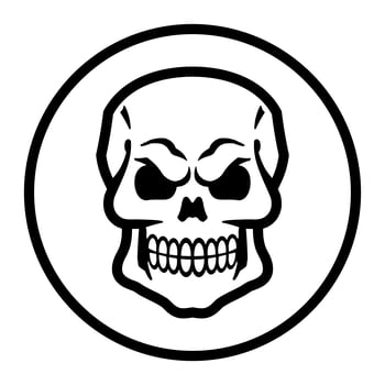 Skull graphic vector