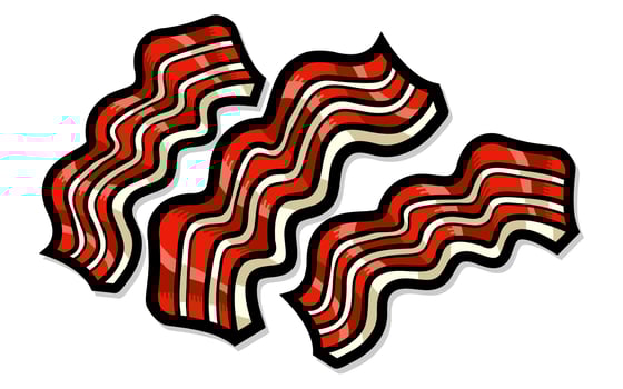 Bacon vector icon