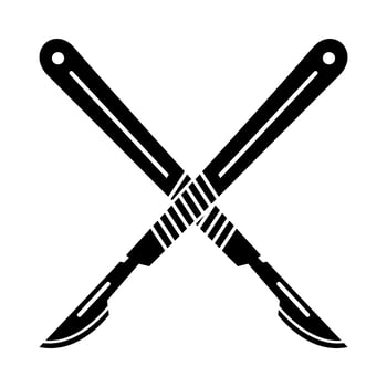 Medical Surgery Scalpel Tool vector