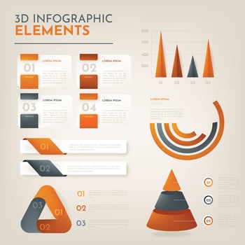 3D Infographic Vector Pack