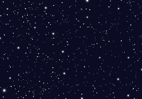 Space with stars universe space infinity and starlight background. Starry night sky galaxy and planets in cosmos pattern. vector