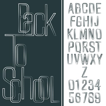 Back To School Schoolart vector