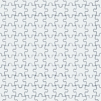 Puzzle seamless pattern vector