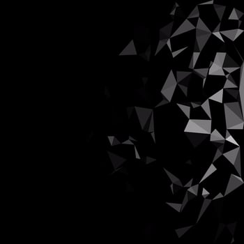 Black Polygonal Mosaic Background, Creative Design Templates vector