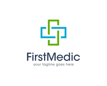 First Medical Health Logo Icon Vector