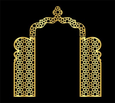 wedding arch gate vector template for laser cutting from vinyl the decor is a stylized openwork pattern of. laser cut template gate.