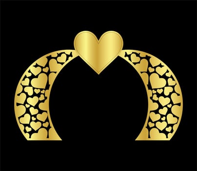 wedding arch gate vector template for laser cutting from vinyl the decor is a stylized openwork pattern of. laser cut template gate.