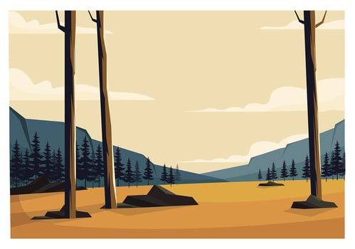Vector Landscape Illustration